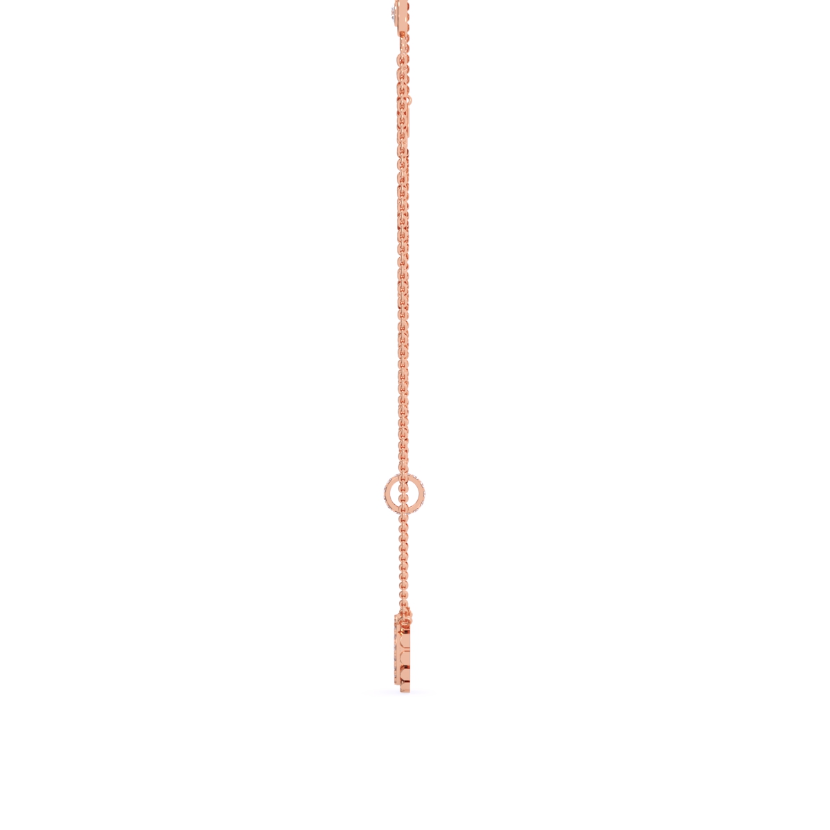 Unique Multi Layer and Bar Diamond Necklace